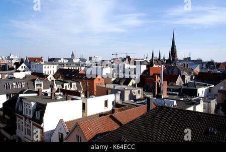 Oldenburg, Deutschland. 21 Mär, 2009. Blick durch die historische Altstadt von Oldenburg (Deutschland), 21. März 2009. | Verwendung der weltweiten Kredit: dpa/Alamy leben Nachrichten Stockfoto