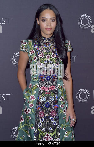 Beverly Hills, USA. 10 Sep, 2017. Bianca Lawson bei der Vorführung von "Königin Zucker' an PaleyFest 2017 fallen TV Vorschau auf das im Paley Center für Medien. Beverly Hills, 10.09.2017 | Verwendung weltweit Quelle: dpa/Alamy leben Nachrichten Stockfoto