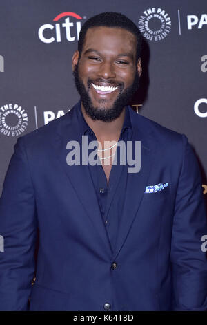 Beverly Hills, USA. 10 Sep, 2017. Kofi Siriboe bei der Vorführung von "Königin Zucker' an PaleyFest 2017 fallen TV Vorschau auf das im Paley Center für Medien. Beverly Hills, 10.09.2017 | Verwendung weltweit Quelle: dpa/Alamy leben Nachrichten Stockfoto