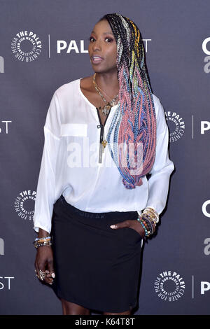 Beverly Hills, USA. 10 Sep, 2017. Rutina Wesley bei der Vorführung von "Königin Zucker' an PaleyFest 2017 fallen TV Vorschau auf das im Paley Center für Medien. Beverly Hills, 10.09.2017 | Verwendung weltweit Quelle: dpa/Alamy leben Nachrichten Stockfoto