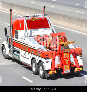 Abschleppwagen Wagen amerikanischen LoneStar betrieben von Neil Yates Schwerarbeit Erholung Pannenhilfe für UK & europäischen LKW und LKW Stockfoto