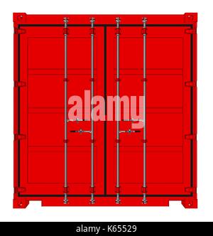 Der Vektor der Cargo Container Stock Vektor