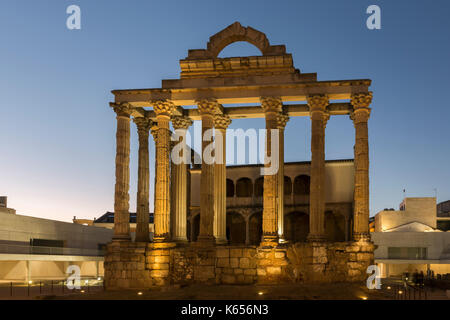 Tempel der Diana, römische Tempel gegen Ende des 1. Jh. v. Chr. erbaut. C. Stockfoto