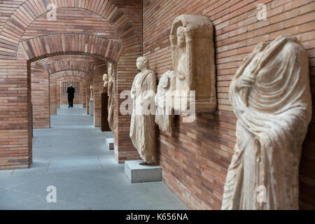 Das Nationalmuseum für Römische Kunst. Bauwerk des Architekten Rafael Moneo Stockfoto