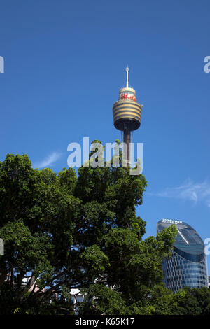Sydney Tower Auge am Westfield Einkaufszentrum CBD Sydney Australien Stockfoto