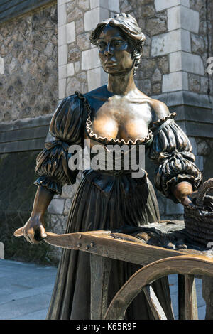 Molly Malone Statue, Suffolk Street, Dublin, Irland Stockfoto