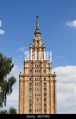 Akademie der Wissenschaften in Riga, Lettland Stockfoto