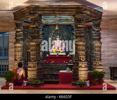 Brahman Sabha, Ganesh Festival 2017, Mumbai, Indien Stockfoto