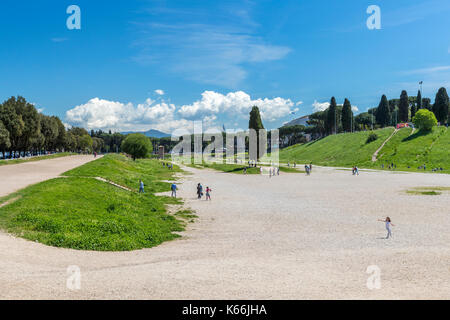 Circus Maximus von Tour bus, Rom, Latium, Italien, Europa Stockfoto