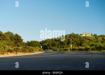 Laufstrecken, Wege und Straßen in Newport Beach, CA Stockfoto