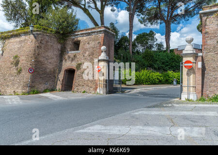 St. Pankraz Tor, Rom, Latium, Italien, Europa. Stockfoto