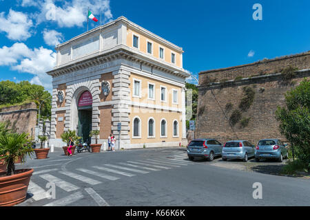 St. Pankraz Tor, Rom, Latium, Italien, Europa. Stockfoto