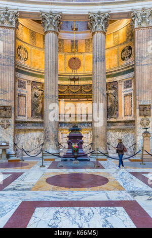 Das Pantheon, Rom, Latium, Italien. Stockfoto