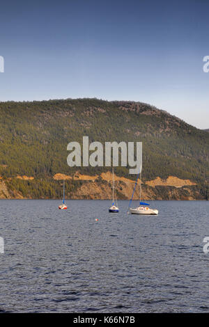 Lacar See in San Martin de los Andes, Provinz Neuquen, Argentinien. Stockfoto