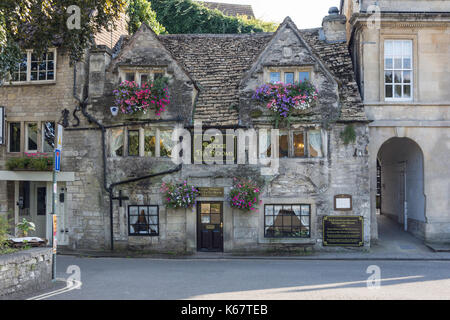 Die Brücke Kaffee Zimmer und Restaurant, Bridge Street, Bradford-on-Avon, Wiltshire, England, Vereinigtes Königreich Stockfoto