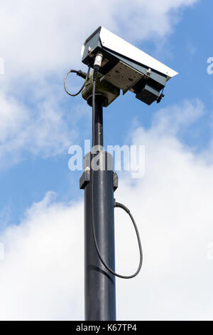 CCTV-Kamera, Ascot High Street, Ascot, Berkshire, England, Vereinigtes Königreich Stockfoto
