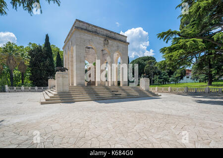 Mausoleo Ossario Garibaldino auf dem Gianicolo-hügel, Rom, Latium, Italien, Europa Stockfoto