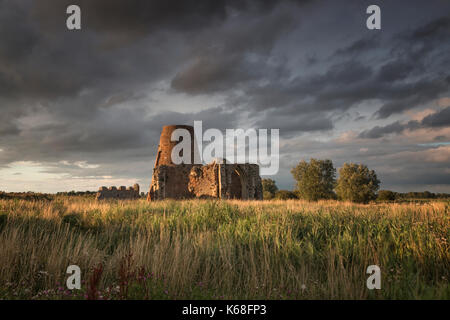 St Benets Abbey, Norfolk Broads, Stockfoto