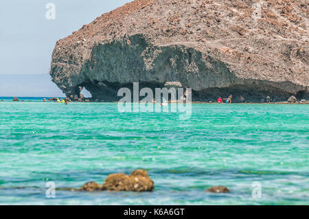 Balandra Strand, La Paz, Meer von Cortes Baja California Sur. Mexiko Stockfoto