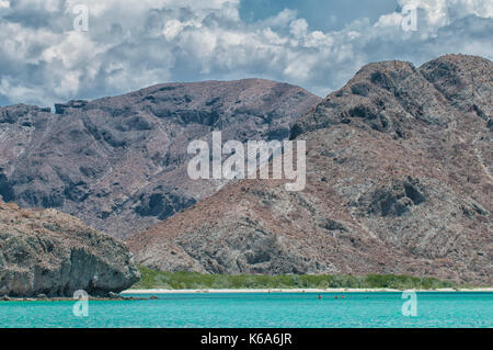 Balandra Strand, La Paz, Meer von Cortes Baja California Sur. Mexiko Stockfoto