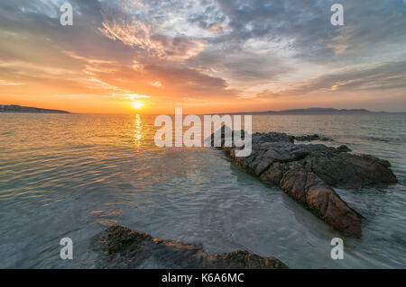 East Side von TECOLOTE Strand, La Paz Baja California Sur MEXIKO Stockfoto