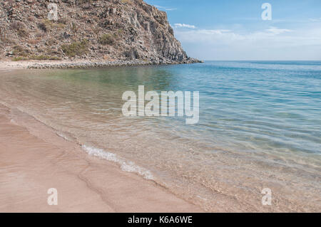 El saltito Strand, La Paz Baja California Sur, Meer von Cortes. Mexiko Stockfoto