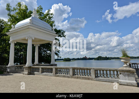 Uzutrakis Mansion, Trakai, Litauen Stockfoto