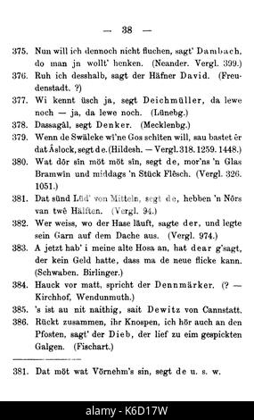 De Wie das Volk spricht (Hoefer) 043 Stockfoto