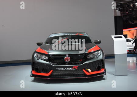 Frankfurt am Main, Deutschland. 12 Sep, 2017 Honda Civic Type R Kunde Racing Studie, an der 65. IAA in Frankfurt/Main am Dienstag, September 12th, 2017 Bild: Markus Wissmann/Alamy leben Nachrichten Stockfoto