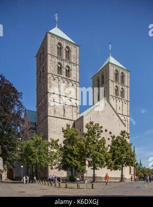 Münster in Westfalen : St.Paulus-Dom, Domplatz I Kirche St.Paulus-Dom, Münster in Westfalen, Nordrhein-Westfalen, Deutschland Stockfoto