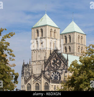 Münster in Westfalen : St.Paulus-Dom, Domplatz I Kirche St.Paulus-Dom, Münster in Westfalen, Nordrhein-Westfalen, Deutschland Stockfoto