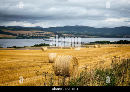 Die Cromarty Bridge, Cromarty Firth, Schottland Stockfoto