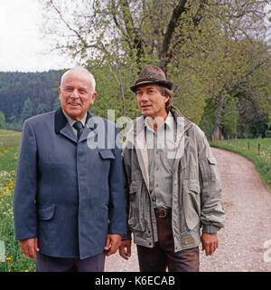 Forsthaus Falkenau, Fernsehserie, Deutschland 1989 - 2013, Darsteller: Walter Buschhoff, Christian Wolff Stockfoto