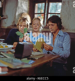 Drei sind einer zuviel, Fernsehserie, Deutschland 1976 Darsteller: Thomas Fritsch, Jutta Speidel, Herbert Herrmann Stockfoto