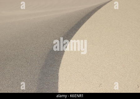 Ein sand Schritt in die Wüste in Kasachstan, vom Wind erstellt Stockfoto