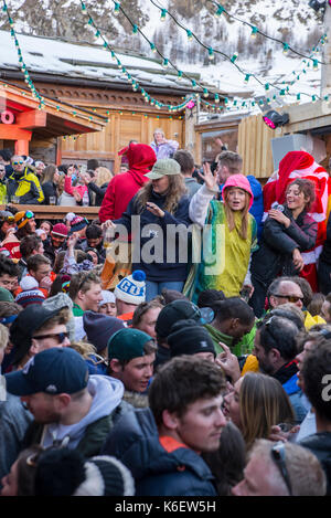 Cocorico Bar, Val d'Isere, Frankreich Stockfoto