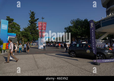 Thessaloniki, Griechenland Masse innen 82. Internationale Messe vom 9. bis 17. September 2017. China ist das Land in diesem Jahr geehrt. Stockfoto