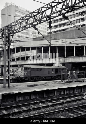 Die Klasse 31 Lokomotive bei Birmngham neue Street Bahnhof 1980 Stockfoto