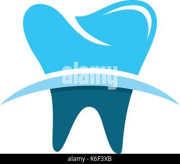 Zahnmedizinische logo Template Vector Illustration Icon Design Stock Vektor