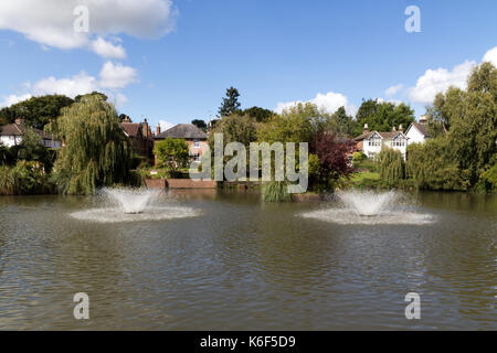 Lindfield Dorfteich in West Sussex Stockfoto