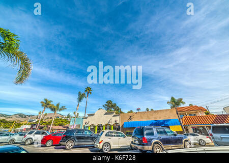 Pismo Beach an einem sonnigen Tag. Kalifornien, USA Stockfoto