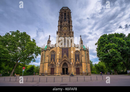 St John's Kirche auf dem Wasser in Stuttgart, Deutschland. Stockfoto