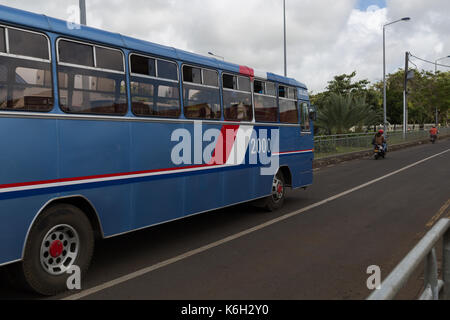 Zentrale Flacq Sonntag shopping Markt, Mauritius Stockfoto