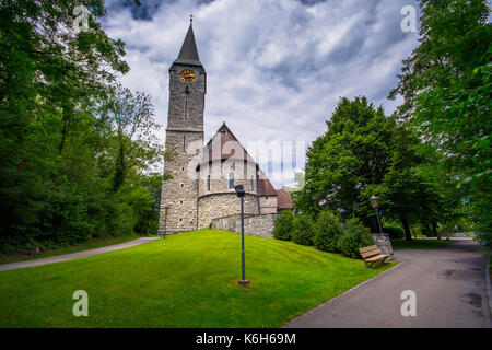 Kirche von St. Nikolaus in Balzers, Liechtenstein Stockfoto