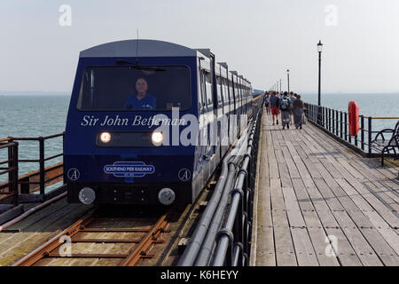 Southend Pier, Southend-on-Sea, Essex, England, Vereinigtes Königreich, Großbritannien Stockfoto