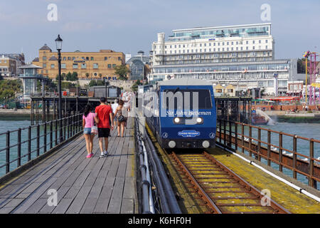 Southend Pier, Southend-on-Sea, Essex, England, Vereinigtes Königreich, Großbritannien Stockfoto