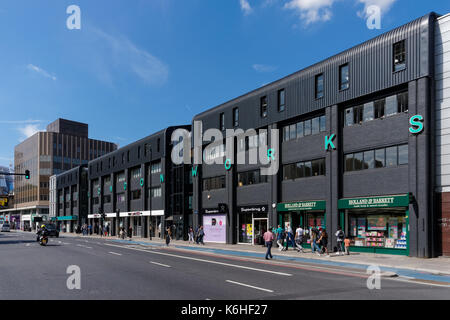 East London Werke Verkaufsflächen auf der Whitechapel Road, London, England, Vereinigtes Königreich, Großbritannien Stockfoto