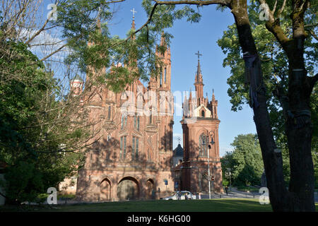 St. Anna Kirche, Vilnius, Litauen Stockfoto