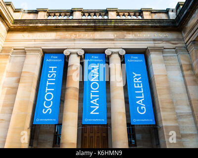 Scottish National Gallery, Edinburgh, Schottland, Großbritannien, GB. Stockfoto
