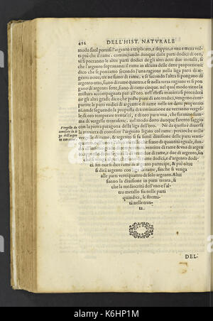 Dell'historia natvrale di Ferrante Imperato napoletano libri XXVIII BHL 40598023 Stockfoto